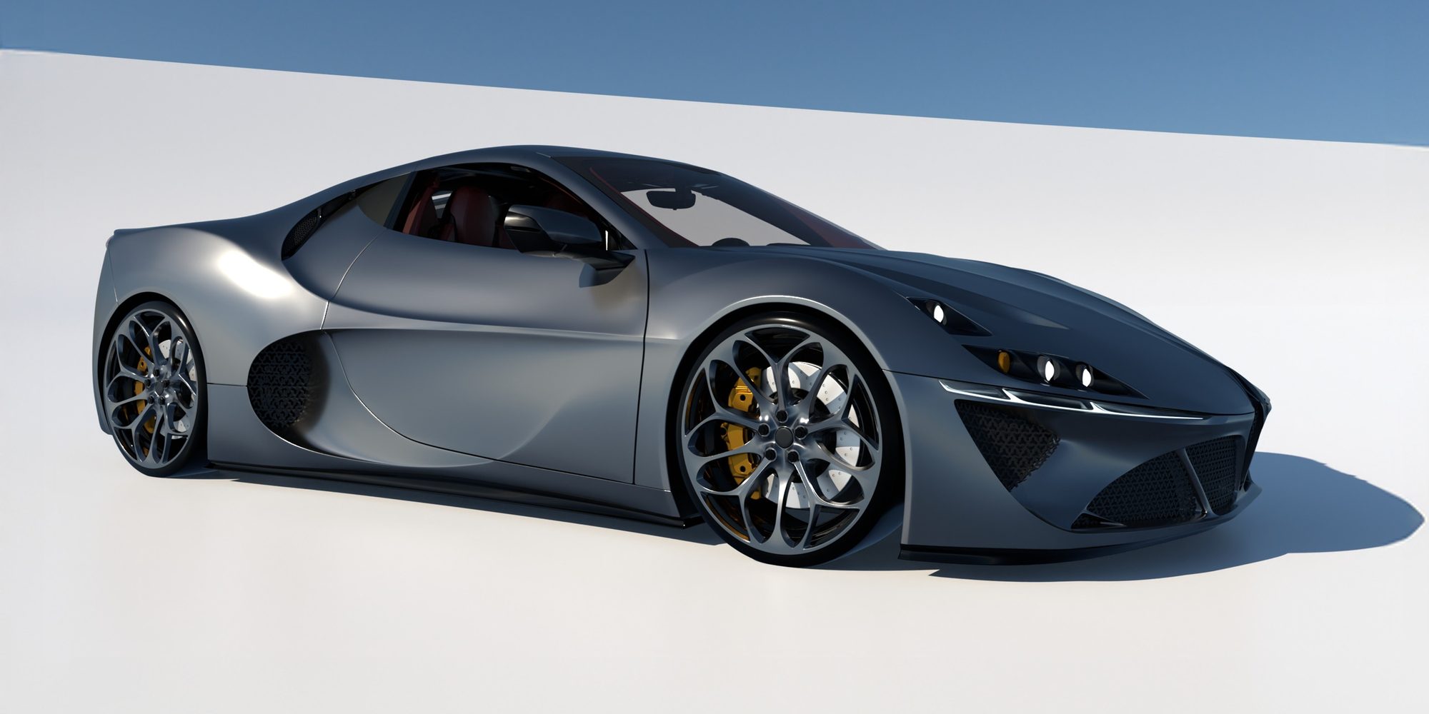 Final form: The developed 3D surface, rendered for review.