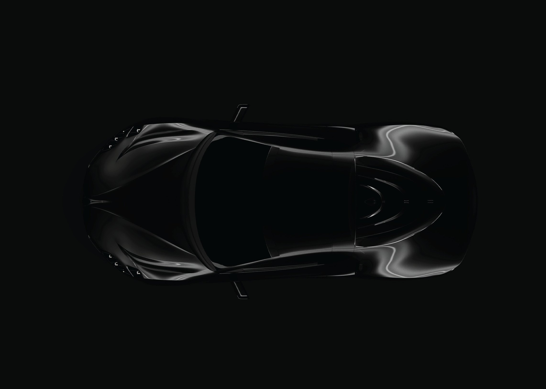 Top view under one light.