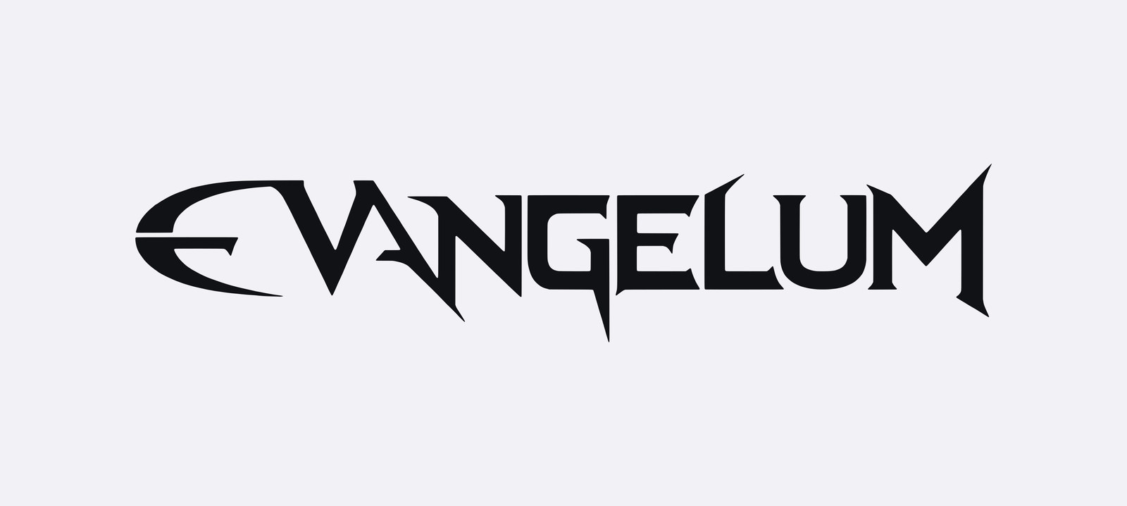 Evangelum wordmark. Primary.
