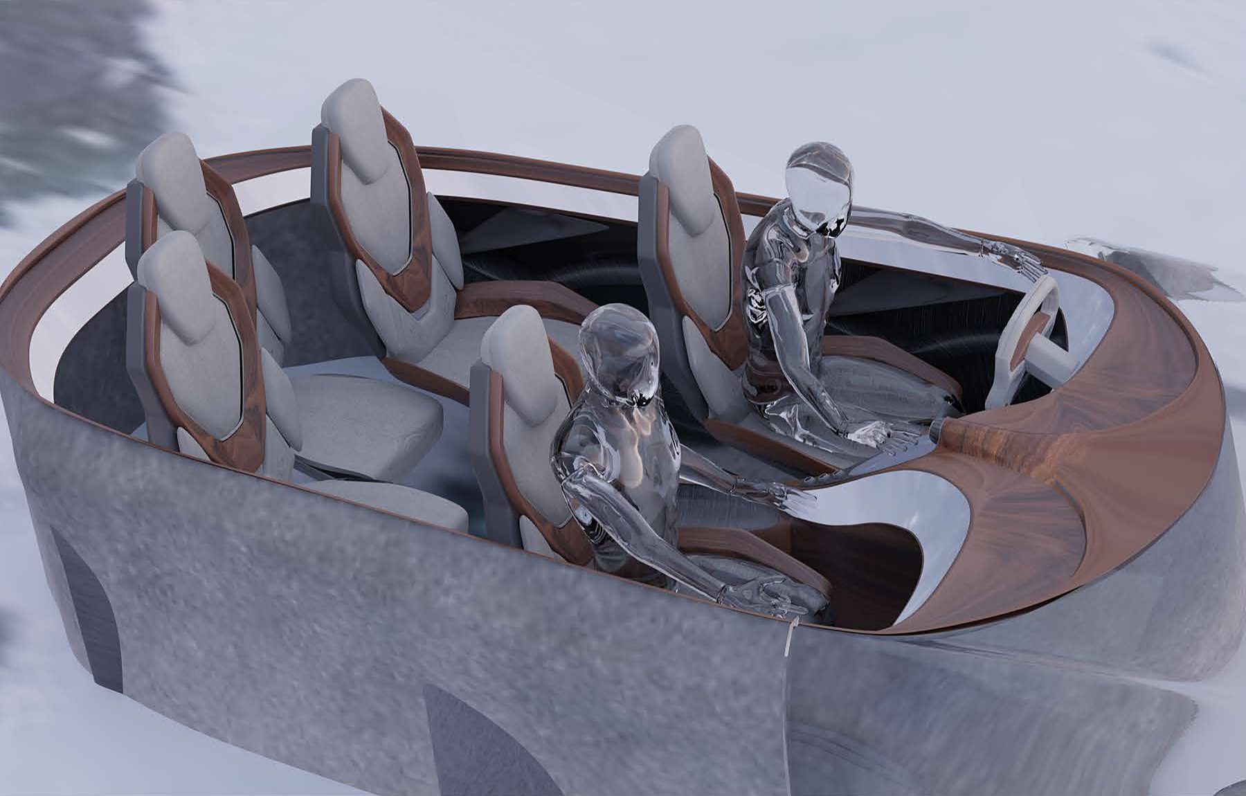 Five seats, one shell.